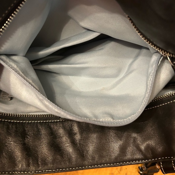 Coach Vintage Black Leather Hand Bag - Picture 10 of 16